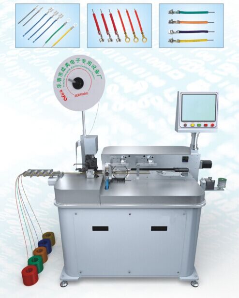 全自动一头压端子一头沾锡机